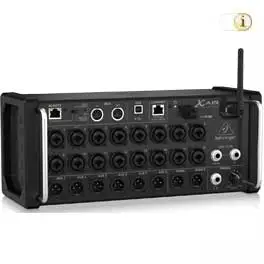 Behringer XAIR XR18 - 18-Kanal, 12-Bus Digitalmixer für iPad/Android-Tablets mit 16 programmierbaren Midas-Vorverstärkern, integriertem WiFi-Modul und Multi-Channel USB Audio-Interface.